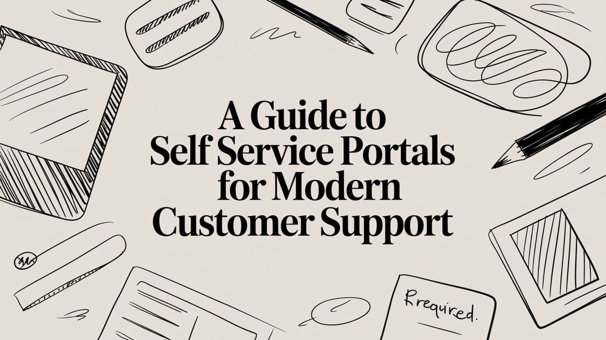 A Guide to Self Service Portals for Modern Customer Support