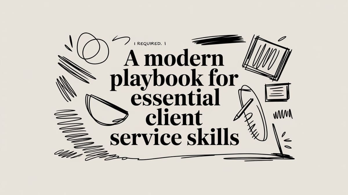 A Modern Playbook for Essential Client Service Skills