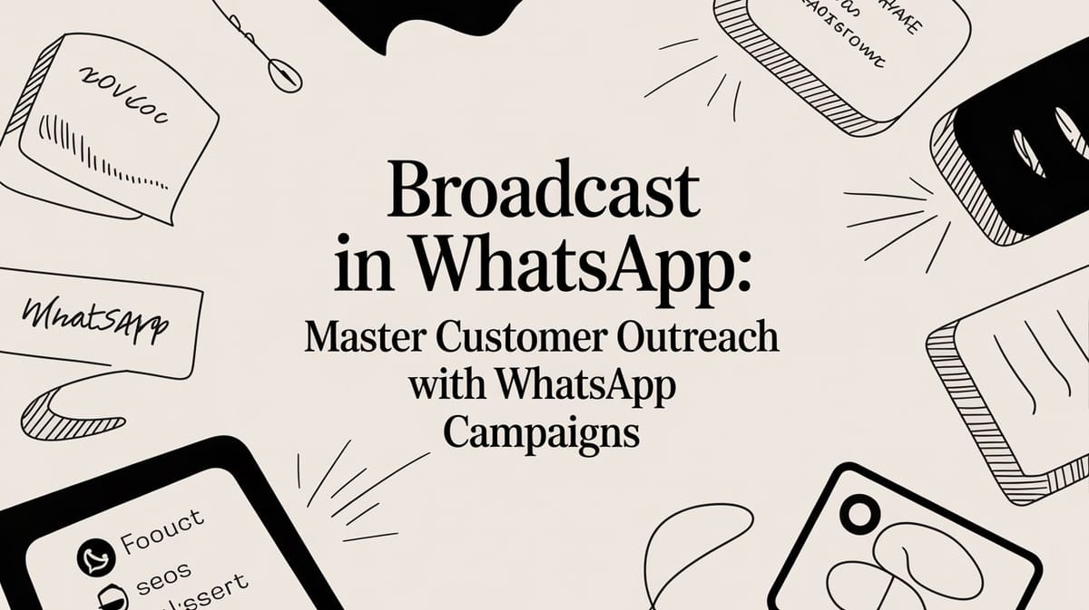 Broadcast in whatsapp: Master Customer Outreach with WhatsApp Campaigns