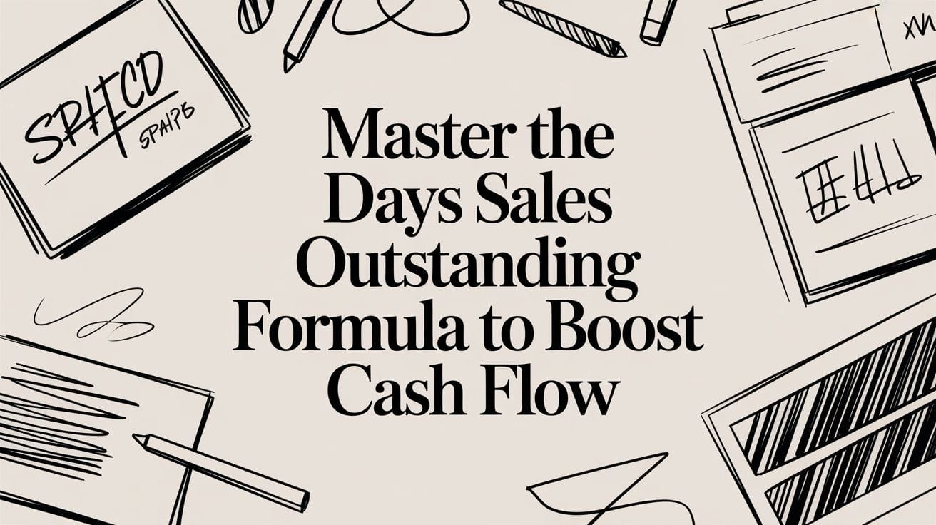 Master the days sales outstanding formula to boost cash flow