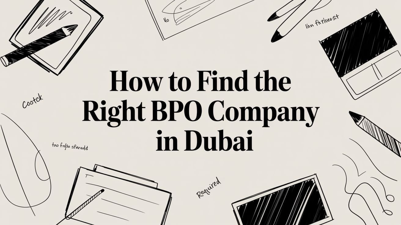 How to Find the Right BPO Company in Dubai