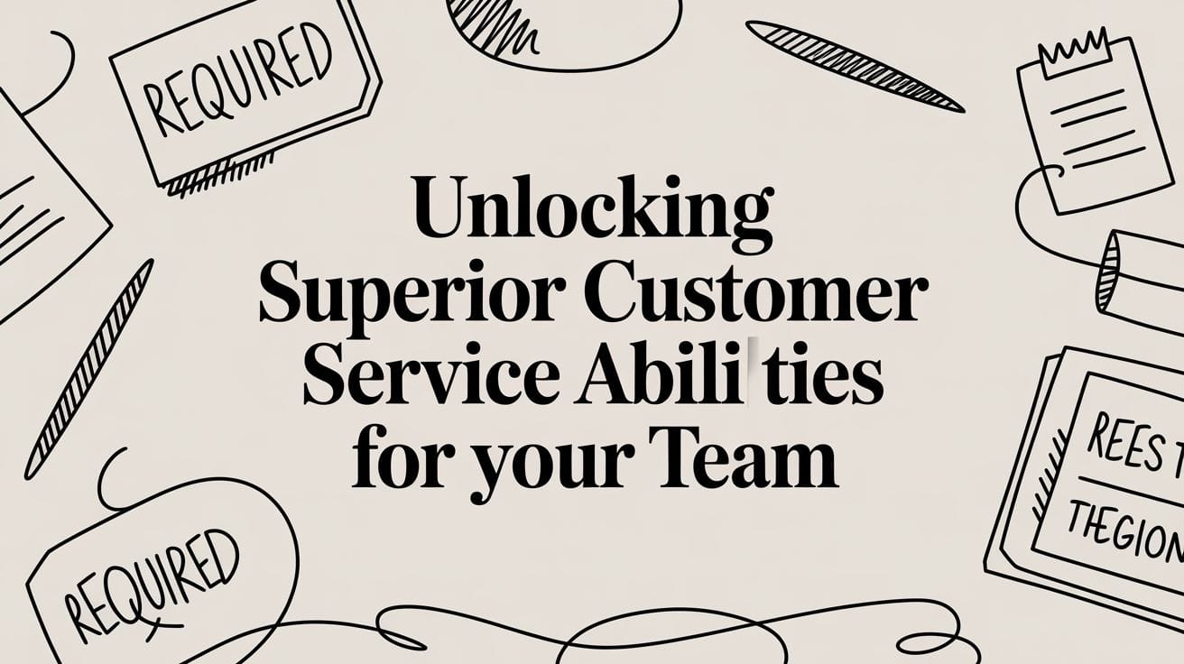 Unlocking Superior Customer Service Abilities for Your Team