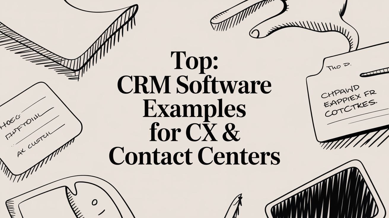 Top CRM software examples for CX & Contact Centers