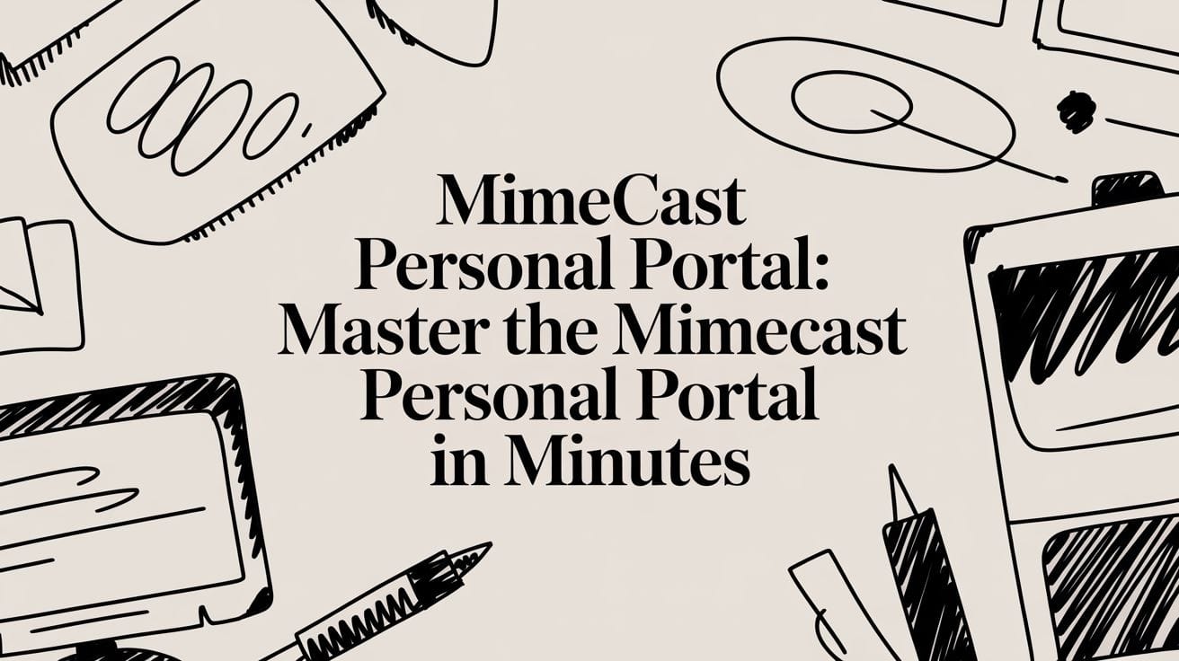 Mimecast Personal Portal : Master the mimecast personal portal in minutes