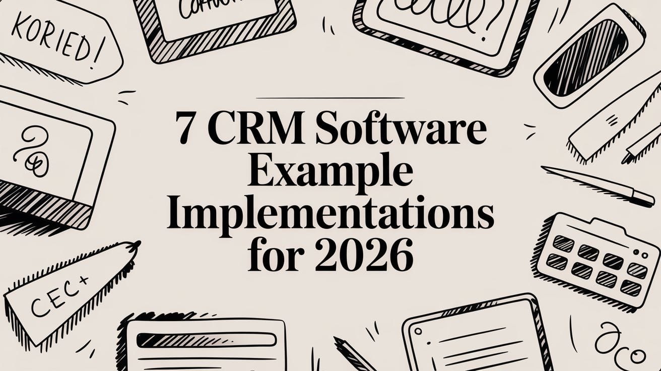 7 CRM Software Example Implementations for 2026